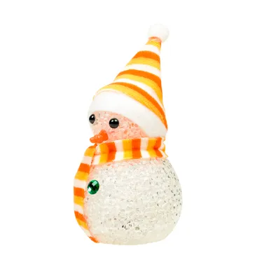 Фигура светодиодная Снеговик 17см, RGB | 513-018 | NEON-NIGHT