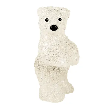 Акриловая светодиодная фигура "Медвежонок" 12х22х13 см, 4,5 В, 3 батарейки AAA (не входят в комплект), 10 светодиодов, | 513-311 | NEON-NIGHT