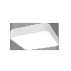 Светодиодный светильник COSMO Q накладной 50 Вт 3000 К 600x600 мм RAL9003 белый муар с рассеивателем опалDALI | V1-R0-0Q502-20D01-2005030 | VARTON