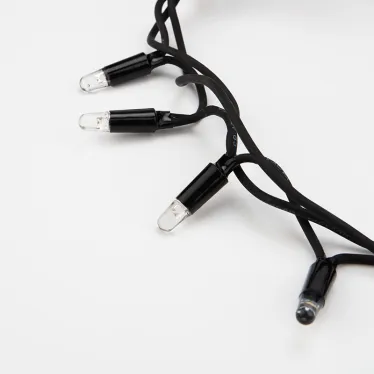 Гирлянда Кластер 10 м, 400 LED, черный каучук, IP67, соединяемая, цвет свечения теплый белый | 315-266 | NEON-NIGHT