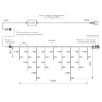 Светодиодная гирлянда ARD-EDGE-CLASSIC-2400x600-CLEAR-88LED-MILK-FLASH Warm/Warm (230V, 6W) (Ardecoled, IP65) | 034120 | Arlight