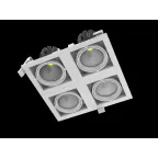 Cветильник светодиодный DL-TETRIS поворотный 35° 165*165*140mm 25W 4000K IP20 DALI | V1-R0-00424-10D01-2002540 | VARTON