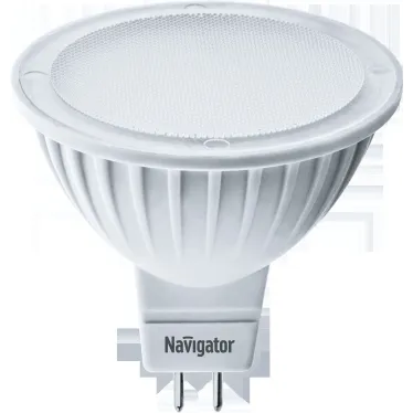 Лампа светодиодная LED 7Вт GU5.3 230В 3000К NLL-MR16-7-230-3K-GU5.3-DIMM диммируемая | 61382 | Navigator