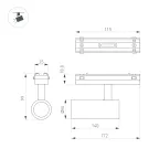 Подвес SPX-HANG-HOOK-L1500 (WH) (Arlight, Металл) | 036978 | Arlight