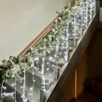 Заснеженный еловый шлейф 2.7 м, Ø 26 см, ПВХ | 307-122 | NEON-NIGHT