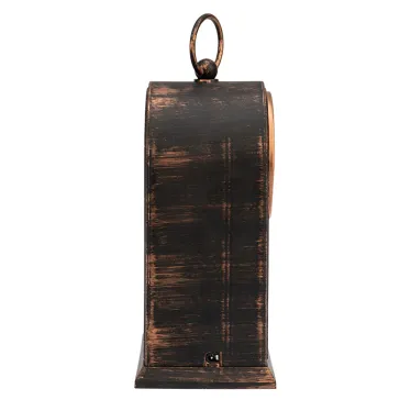 Светодиодный камин Старинные часы с эффектом живого огня 14,7x11,7x25 см, бронза, батарейки 2хС (не в комплекте) USB | 511-021 | NEON-NIGHT