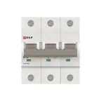 Автоматический выключатель ВА 47-125 3P 10А (D) 15кА PROXIMA  | mcb47125-3-10D | EKF