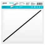 Шинопровод накладной AC 220В Черный IP20 2000х34мм с адаптером питания и заглушкой Track Gauss