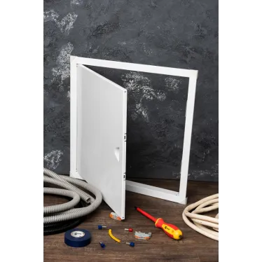 Люк ревизионный металл 400х400 Basic