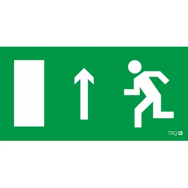 Пиктограмма (Наклейка) ПЭУ 093 Выход прямо левосторонний (250х115) для SIRAH | 2502001950 | Световые Технологии