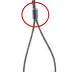 Зажим для троса CLIP-1mm (ARL, Металл)