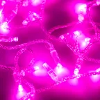 Светодиодная гирлянда ARD-STRING-CLASSIC-10000-CLEAR-100LED-FLASH PINK (230V, 7W) | 025792 | Arlight
