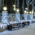 Светодиодная гирлянда ARD-EDGE-CLASSIC-2400x600-BLACK-88LED-PULSE White (230V, 6W) (Ardecoled, IP65) | 034916 | Arlight