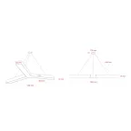 Светильник светодиодный Geometria Igrek SPO-144-B-40K-066 66Вт 4000К 4000Лм IP40 1200*1200*80 черный подвесной ЛТ | Б0058889 | ЭРА