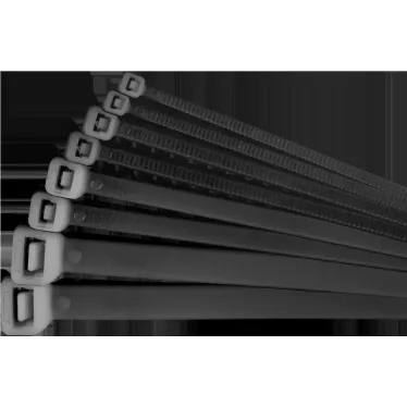 Хомут 200х3.6мм черный нейлон (100шт)
