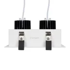 Светильник CL-KARDAN-S180x102-2x9W Day (WH, 38 deg) | 024138 | Arlight