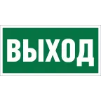 Пиктограмма (Пластина) Выход 300х150 | BL-3015.E22 | Белый Свет