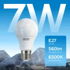 Лампа светодиодная LED Elementary A60 7W E27 560lm 6500K | 23237A | Gauss