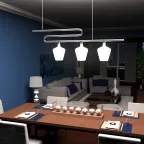 Лампа светодиодная Filament V160 9W 890lm 4100К Е27 milky LED 1/6 | 1016802209 | Gauss