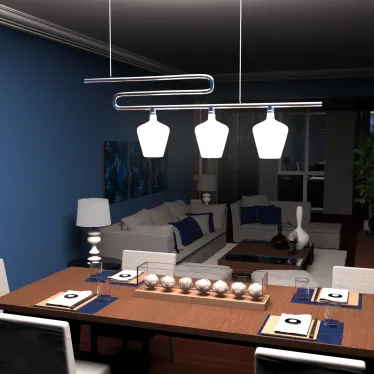 Лампа светодиодная Filament V160 9W 890lm 4100К Е27 milky LED 1/6 | 1016802209 | Gauss