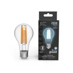 Лампа светодиодная Filament А70 26W 2700lm 4100К Е27 LED 1/10/40 | 102902226 | Gauss