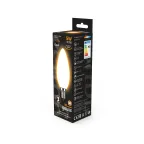 Лампа светодиодная Black LED Filament Свеча OPAL E14 5W 420lm 2700К | 103201105 | Gauss