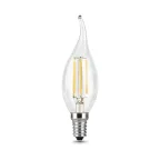 Лампа светодиодная LED Filament Свеча на ветру E14 9W 710lm 4100K | 104801209 | Gauss