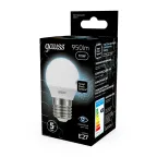 Лампа светодиодная LED Globe E27 9.5W 4100K | 105102210 | Gauss
