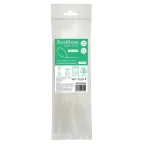Стяжка кабельная MultiSet 250х4.8 Белая (100шт)