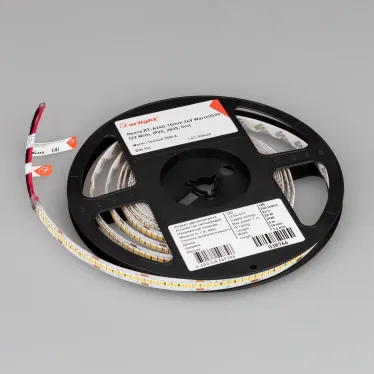 Светодиодная лента RT-A240-10mm 24V Warm3500 (22 W/m, IP20, 2835, 5m) (Arlight, высок.эфф.150 лм/Вт) | 038744 | Arlight