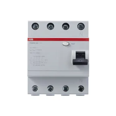Выключатель дифференциальный (УЗО) FH204AC-63/0,3 63А 300мА | 2CSF204003R3630 | ABB