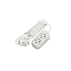                  Удлинитель 2x5 м без заземления
               