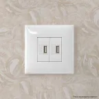 Avanti USB зарядное устройство в стену, ''Белое облако''