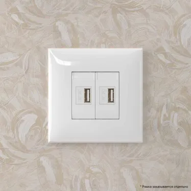 Avanti USB зарядное устройство в стену, ''Белое облако''