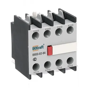 Приставка контактная дополнительные контакты 4НЗ фронтального монтажа