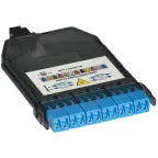 Кассета для кросса HD. OS2. MPO Male. 6xLC-Duplex (12 ОВ)