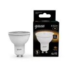 Лампа светодиодная MR16 9W 830lm 3000K GU10 LED 1/10/100 | 101506109 | Gauss