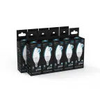 Лампа светодиодная свеча 7W 550lm 6500К E14 шаг. диммирование LED1/10/100 | 103101307-S | Gauss