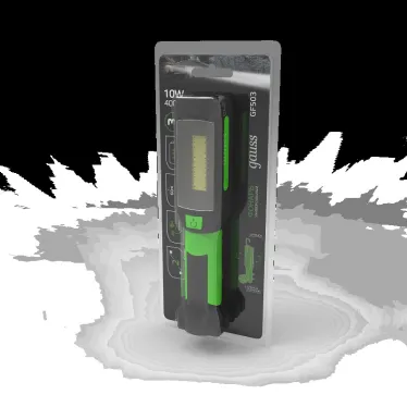 Фонарь светодиодный рабочий 10 Вт 400 лм Черный IP40 на батарейках 3xААА GFL Gauss