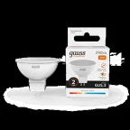 Лампа светодиодная LED 3.5 Вт 290 лм 3000К софит MR16 теплый GU5.3 AC 220В Elementary Gauss