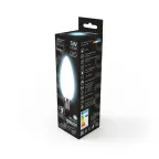 Лампа светодиодная Black LED Filament Свеча OPAL E14 5W 450lm 4100К | 103201205 | Gauss