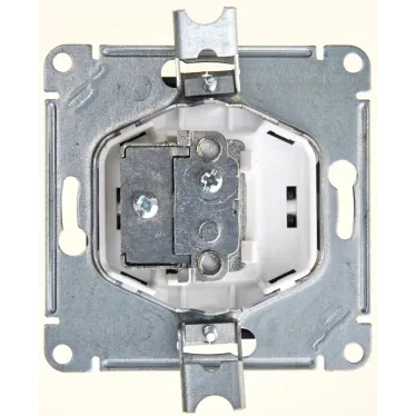 GLOSSA Розетка телевизионная TV одиночная 1DB антрацит в рамку