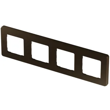 Рамка 4 поста INSPIRIA бронза