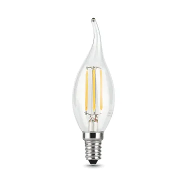 Лампа светодиодная LED Filament Свеча на ветру E14 9W 710lm 4100K | 104801209 | Gauss