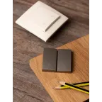 Валенсия лицевая панель выключателя 2-кл. проходного 10А кашемир