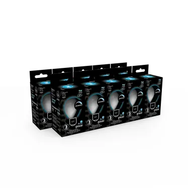 Лампа светодиодная Filament Шар 9W 610lm 4100К Е27 milky диммируемая LED 1/10/50 | 105202209-D | Gauss