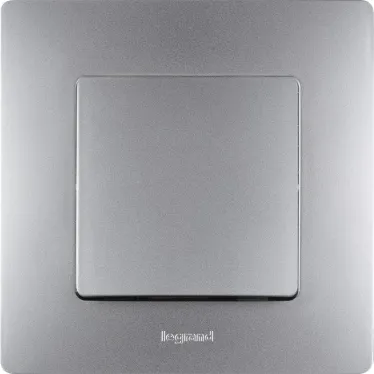 ETIKA Рамка 1 пост алюминий