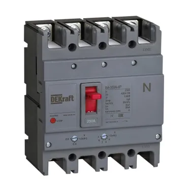 Силовой автоматический выключатель 4P 140A 35кА ВА-333А