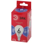 Лампа светодиодная LED P45-6W-865-E14 R (диод, шар, 6Вт, хол, E14) (10/100/3600)