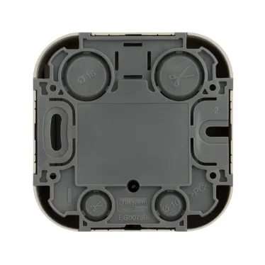 Quteo Розетка телевизионная TV наружная бежевая